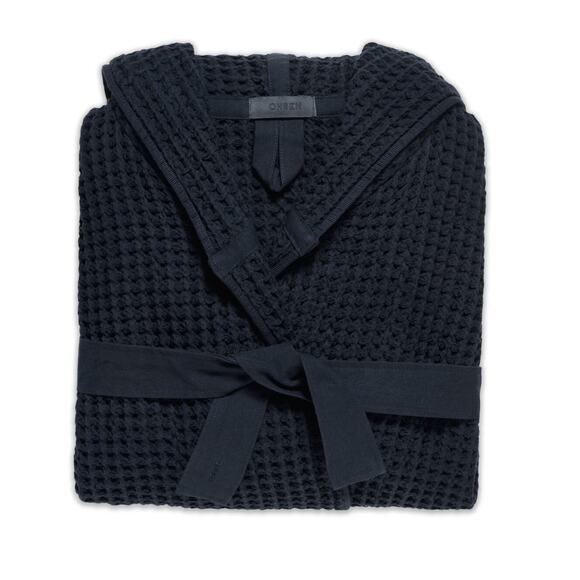 *NEW* Small Huckberry Onsen Supima Waffle Bath Robe Luxurious Lightweight Cotton - Picture 2 of 5